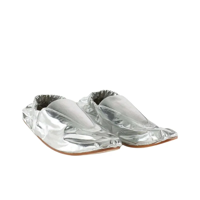 TIBI Mikhail Casual Single Shoes Women's Silver-2
