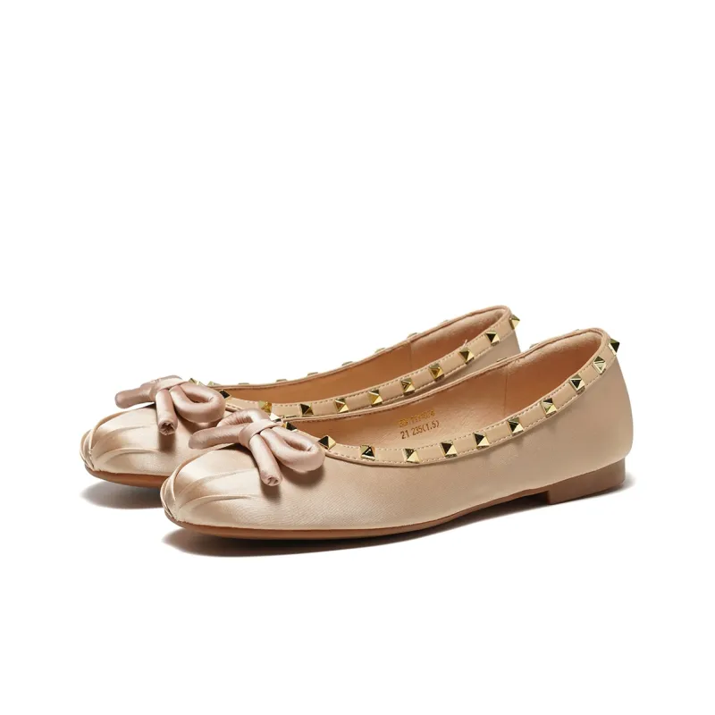 ST&SAT Women's Casual Shoes Pink Apricot Silver-19