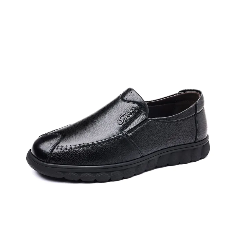 Bindu Men's Casual Shoes Men Low Top Black/Brown-0