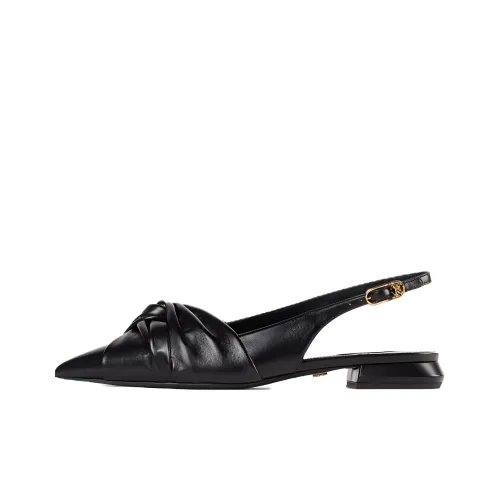 Roberto Cavalli 25mm Low-block Heel Ballerinas