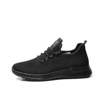 Strongman Running Shoes Men Low Top Black/Gray