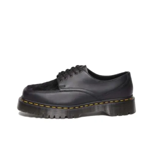 Dr.Martens 5 Eye Bex Square Toe Hair On & Leather Shoes 'Black' Women's