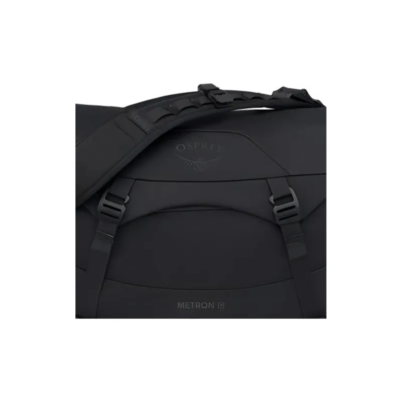 OSPREY Recycled Nylon Messenger Bag Crossbody Bag Shoulder Bag Regular Unisex Black-3
