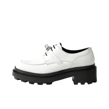 HERMES First Casual Single Shoes 5cm Women's White