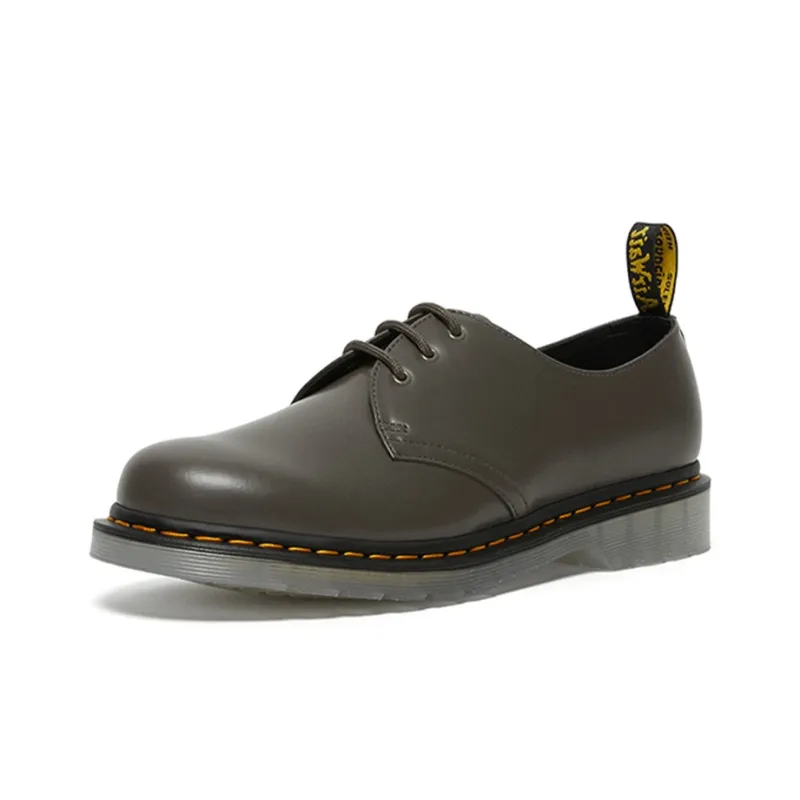 Dr.Martens 1461 Iced Smooth Leather Oxford Shoes 'Olive Green' Women's-1