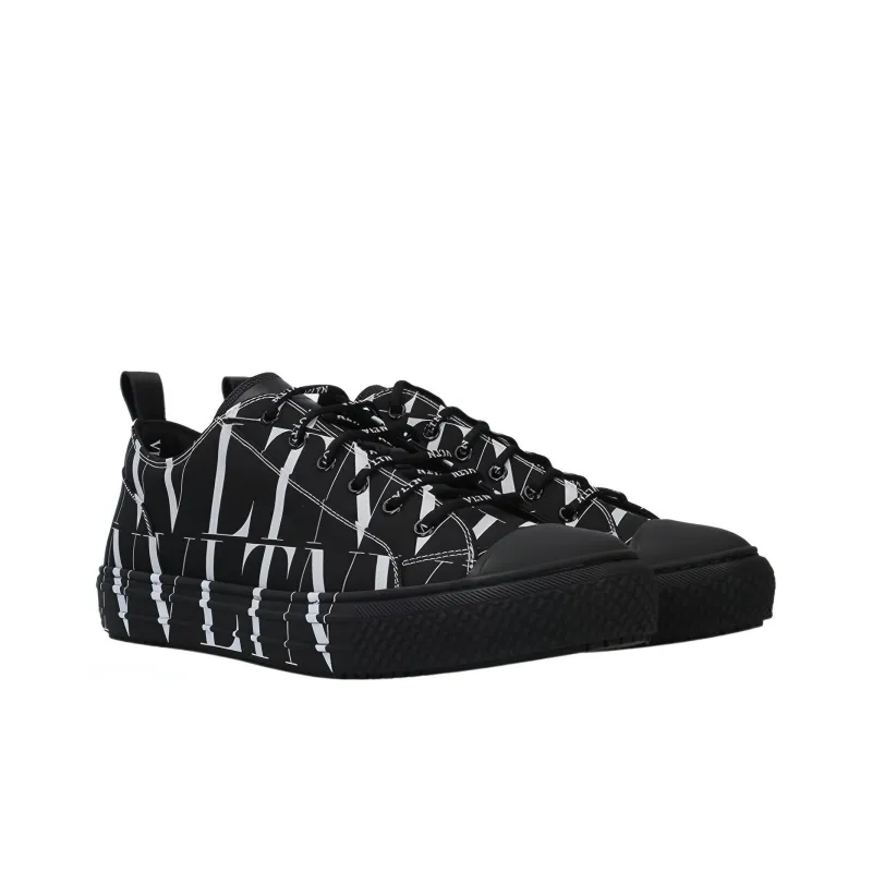 Valentino Giggies Low 'VLTN All Over Print - Black'-2
