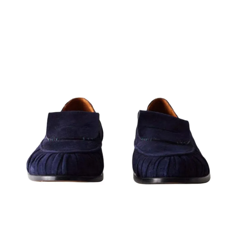 TIBI Steve Loafers Women's Blue-3