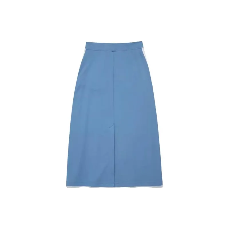 COVERNAT Casual Long Skirt Women's Light Blue-1