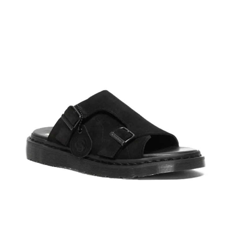 Dr.Martens Rubber Sole Slip Resistant Slide Slippers Unisex Black-1