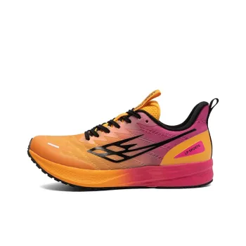 LPMX Cushioning Breathable Support Lightweight Rebound Low-Top Running Shoes Unisex Orange Rose Red