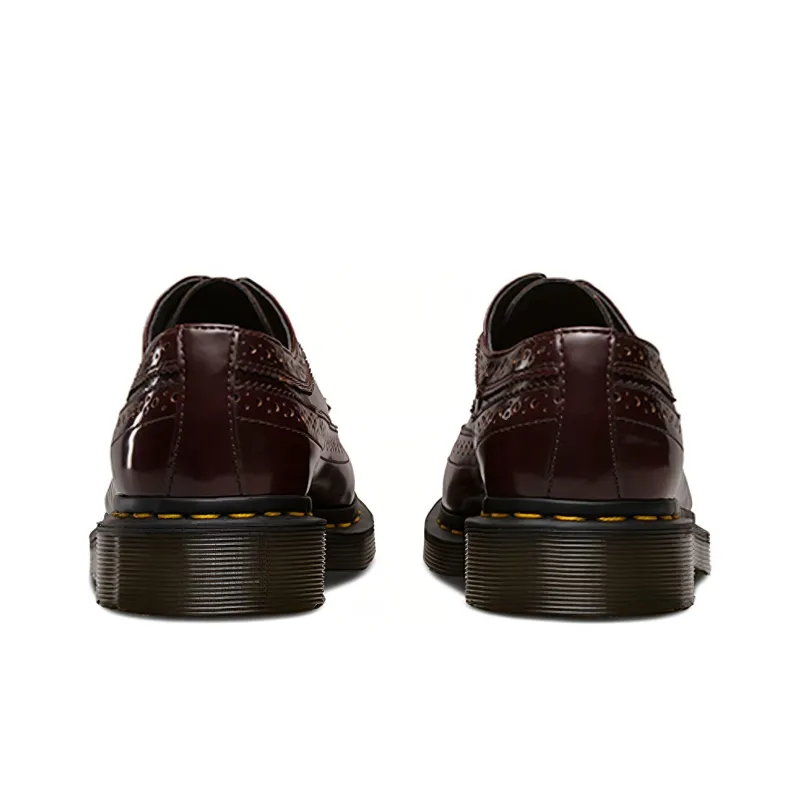 Dr.Martens Vegan 3989 Cambridge Brush Casual Shoes Women's Cherry Red-5