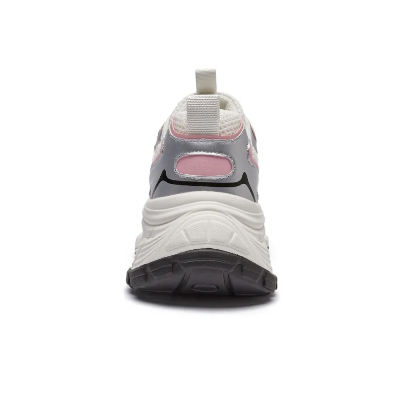 La Chapelle Breathable Height Increase Low Top Chunky Sneakers Women's-13