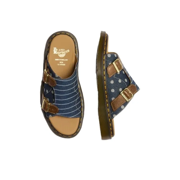 Dr.Martens 1461 Slide Slippers Unisex Blue-2
