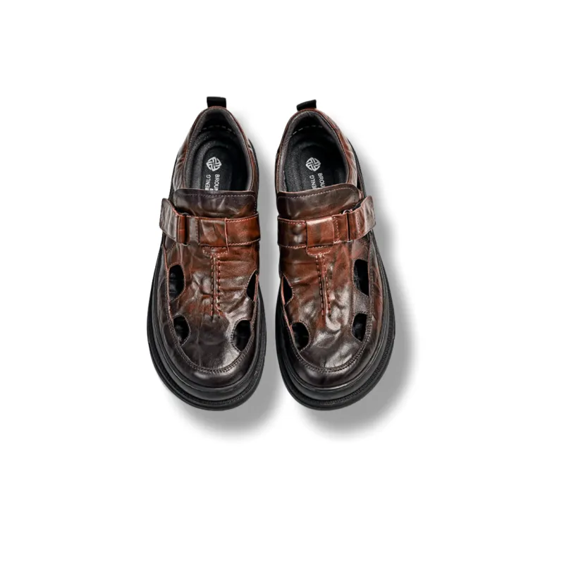 Brounvanm Casual Shoes Men's Coffee-5