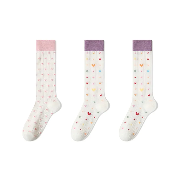 Moremoli Knee High Socks Women's 3 Pack-7