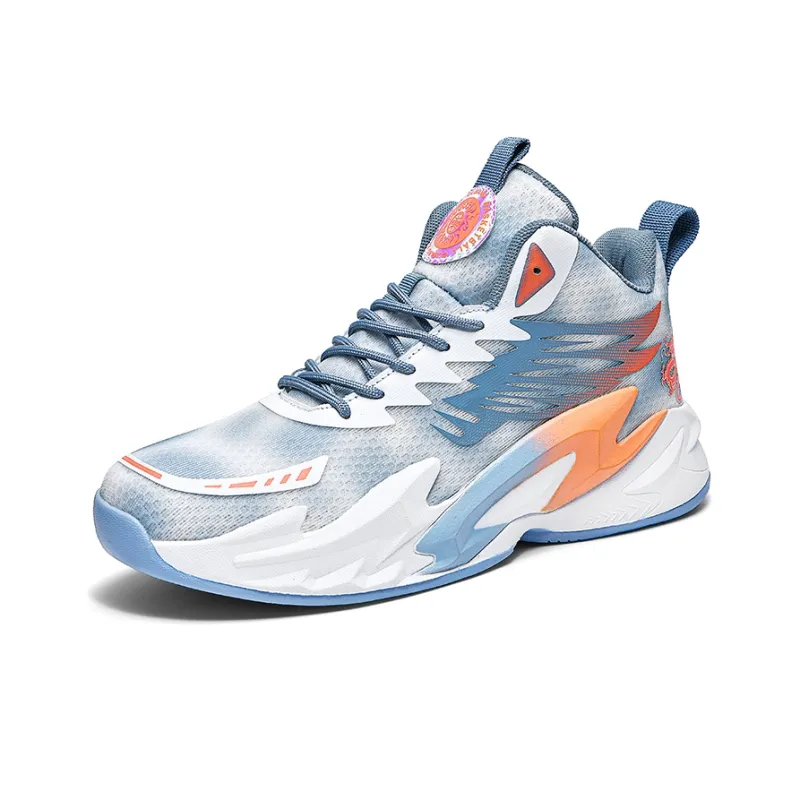 GQWE Slip-Resistant Breathable High-Top Basketball Shoes Unisex-8