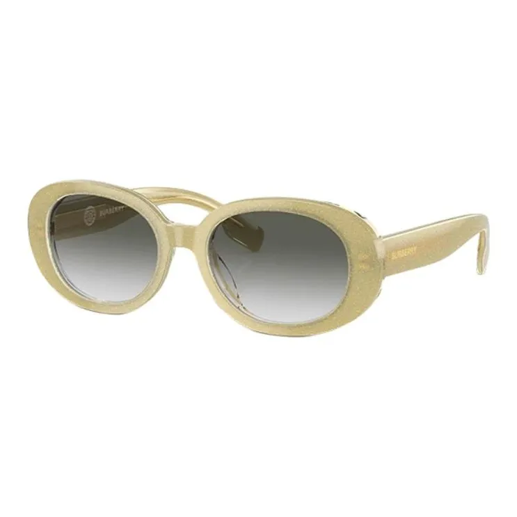 Burberry Acetate Oval Sunglasses Kids' Gold-0