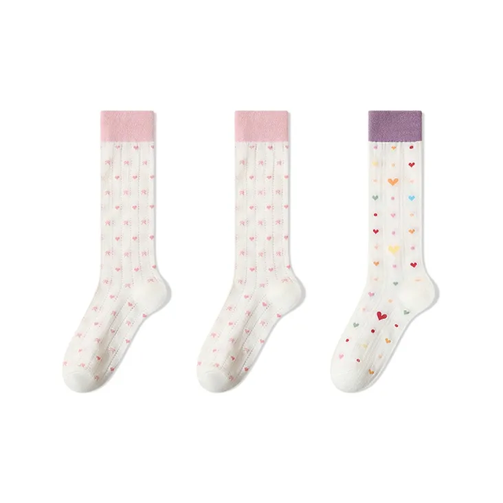 Moremoli Knee High Socks Women's 3 Pack-5