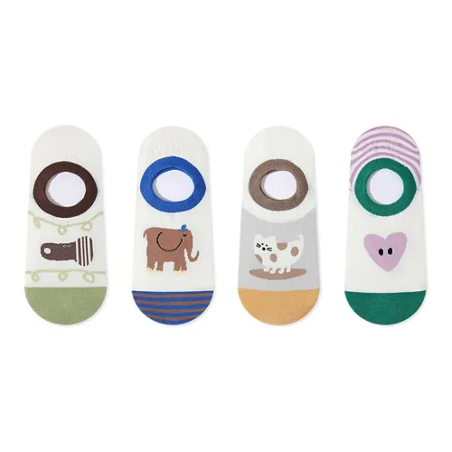 Moremoli Ankle Socks Women's 4 Pack