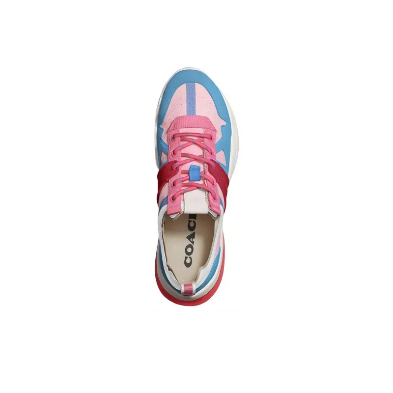 COACH Shock Absorbers Low Top Sports Casual Shoes Women's Pink Blue-3