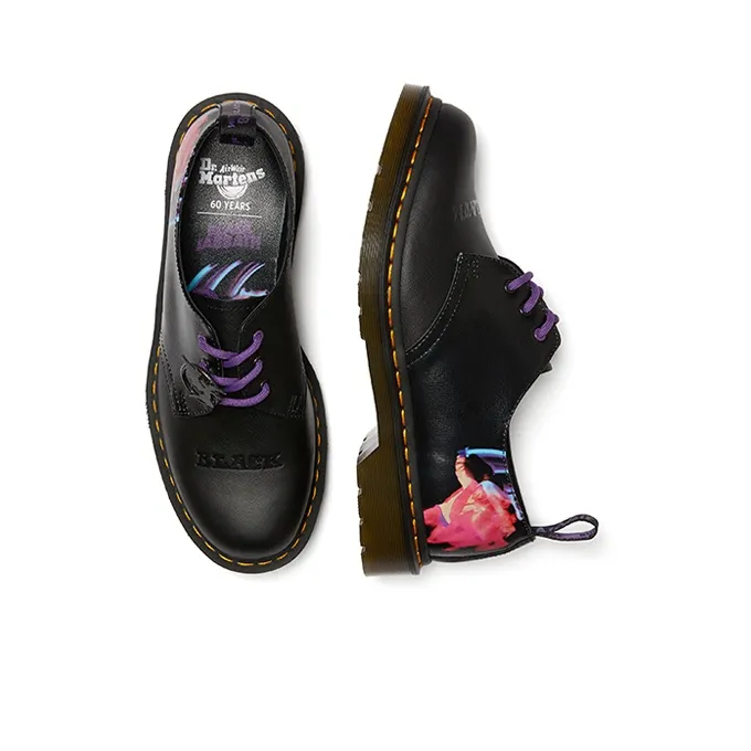 Dr.Martens Black Sabbath X Dr.Martens Crossover 1461 Retro Leather Printing Martin Boots Black Unisex-3