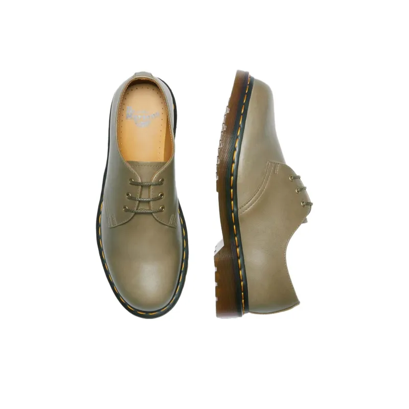 Dr.Martens 1461 Casual Leather Shoes Men's Olive-4