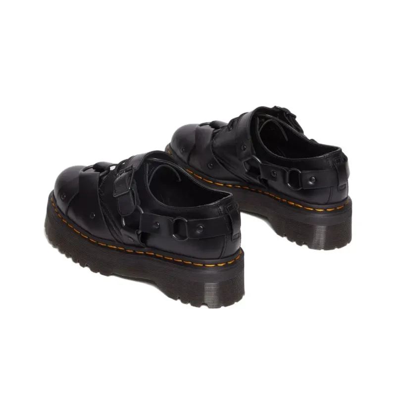 Dr.Martens 1461 Harness Leather Platform Shoes 'Black'-4