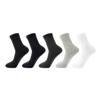 FAIRWHALE Mid Calf Socks Men's 5 Pack