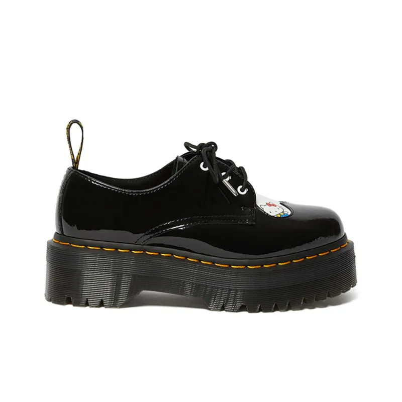 Hello Kitty x Dr.Martens Platform Shoes Women's Black-1
