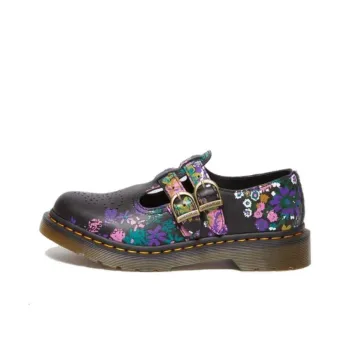 Dr.Martens 8065 Chunky Heel Mary Jane Shoes Women's Black