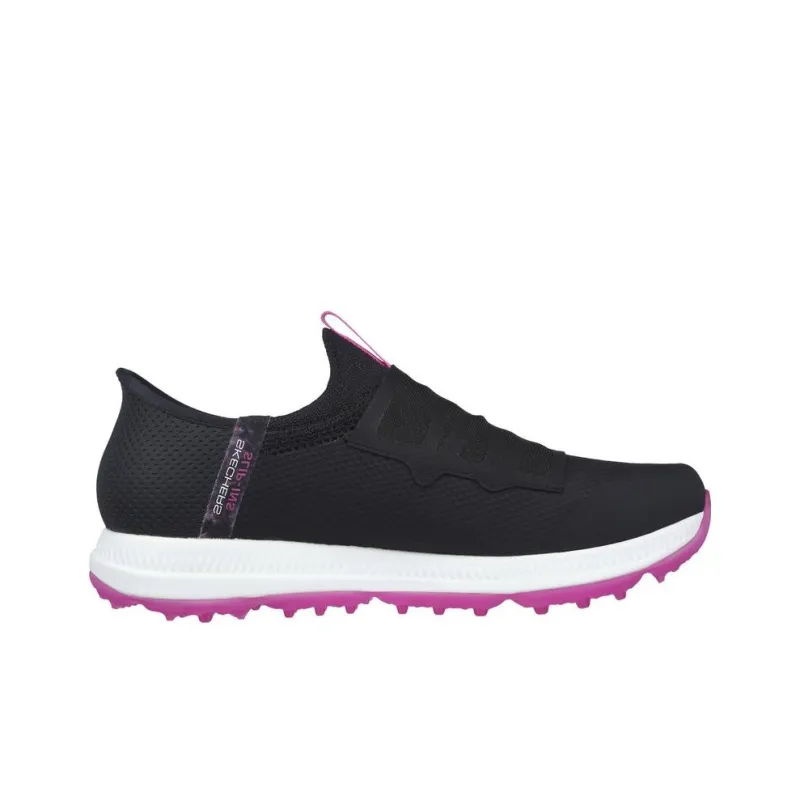 Skechers Slip Ins Slip Resistant, Abrasion Resistant, Waterproof Low Top Golf Shoes Women's Black Purple-1