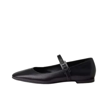 HERMES Jane Mary Jane Shoes Women's Black