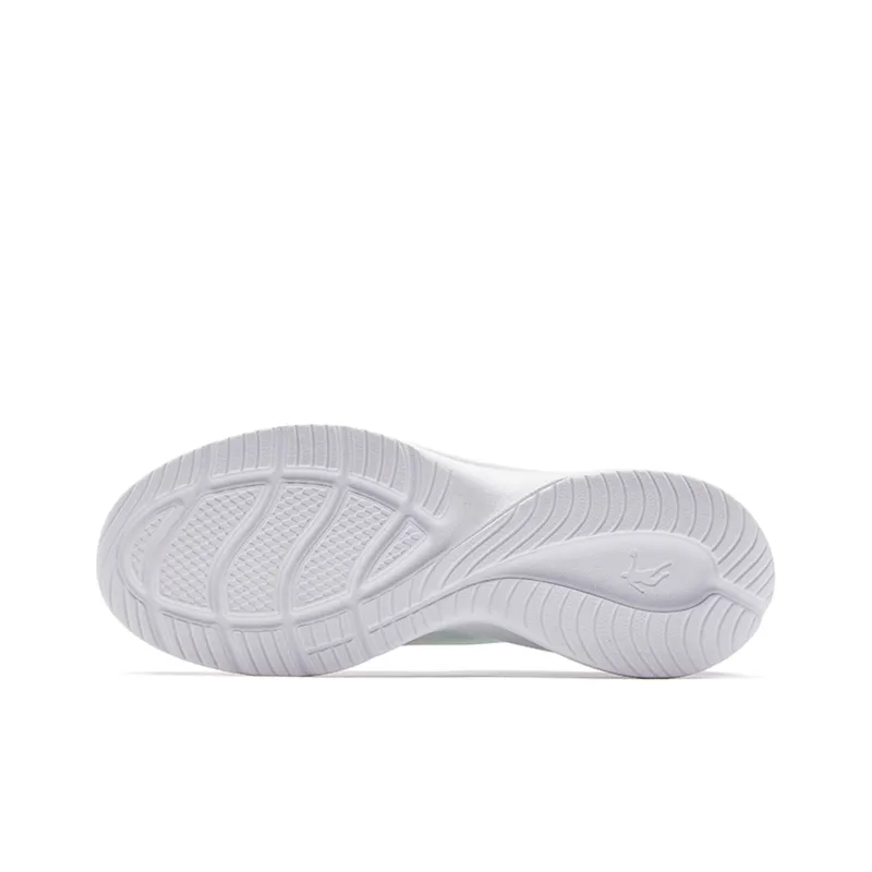 QIAODAN Light Speed 2.0 Slip Resistant, Abrasion Resistant, Lightweight Low Top Running Shoes Women's White Cyan Purple-4