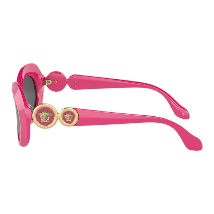 VERSACE Acetate Oval Sunglasses Kids' Purple-2