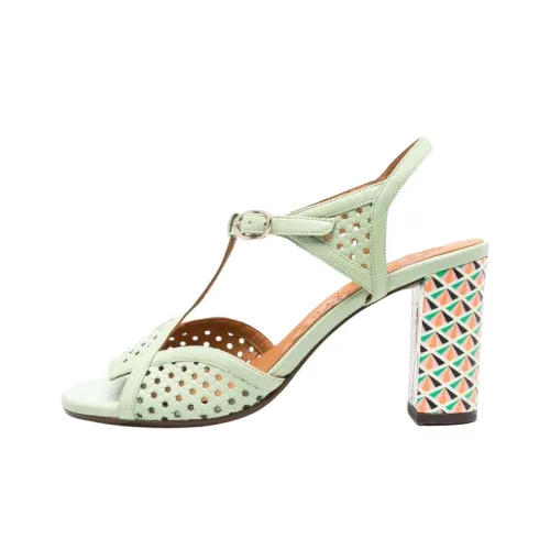 CHIE MIHARA Bessy Strap Sandals 7.5cm Women's Green