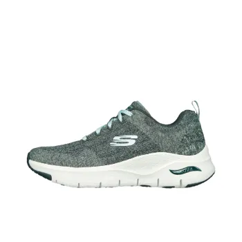 Skechers Arch Fit Wear Resistant Support Low Top Running Shoes Women's Green