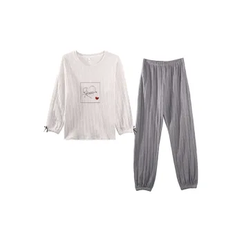 LoveEsteem Pajama Set Women's Heather Gray