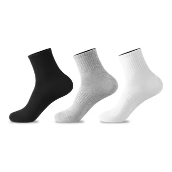 H-YXIANG Mid-Calf Socks Men's 3 Pack