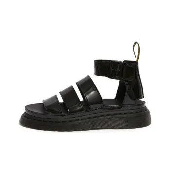 Dr.Martens Clarissa Ii Patent Leather Strap Sandals Black