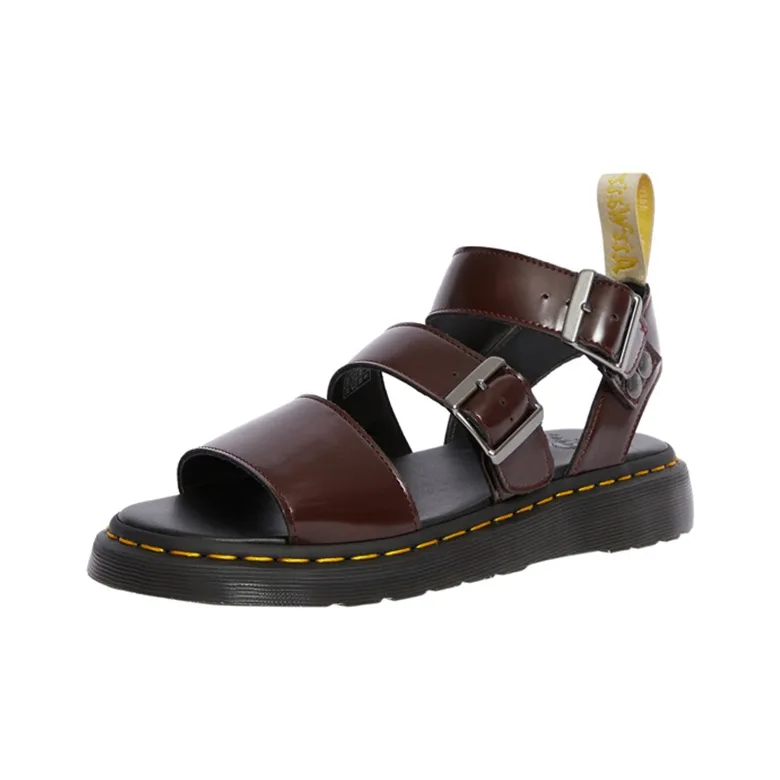 Dr.Martens Vegan Gryphon Stylish Sandals Women's Red Brown-1