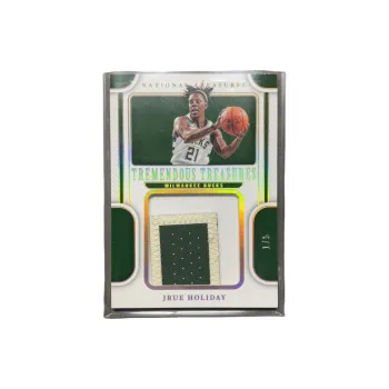 PANINI Jrue Holiday 2022 23 1/5 Serial Numbered First Serial Numbered Star Card Condition Passed Sports Cards 1 Pc