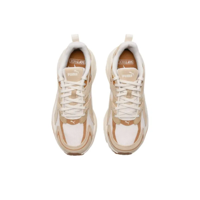 PUMA Hypnotic LS Durable Breathable Low-Top Casual Shoes Unisex Beige Brown-3