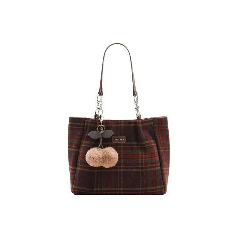 TTaG．baG Fleece Shoulder Bag Women's-2