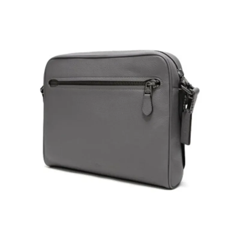 COACH Metropolitan Cow Leather Camera Bags Crossbody Bag Shoulder Bag Men's Heather Gray-1