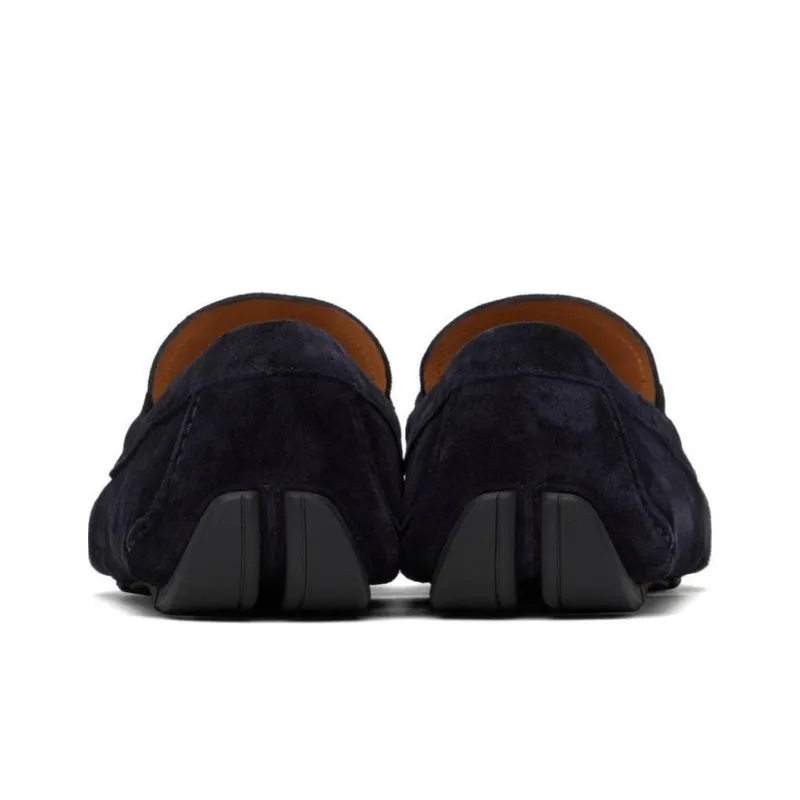 FERRAGAMO GANCINI Loafers Men's Blue-3