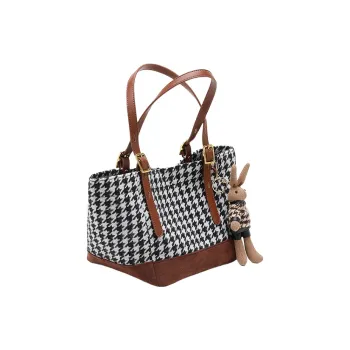 TTaG．baG Microfiber Synthetic Leather Shoulder Bag Women's