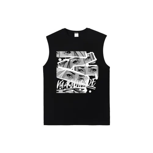 Magmode Tank Tops Unisex Black