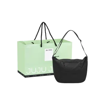 Juju Jimmy Oxford Crossbody Bag, Shoulder Bag Medium Size Unisex Black/Ecru/Pink/Blue