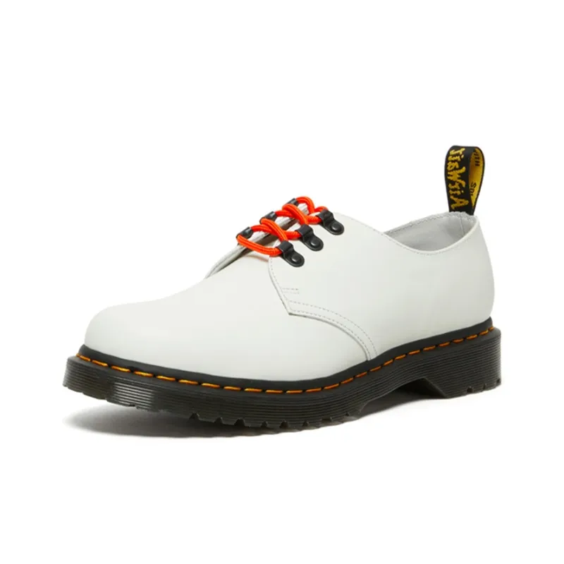 Dr. Martens 1461 Ben Smooth 3 Eye 'White Orange'-1