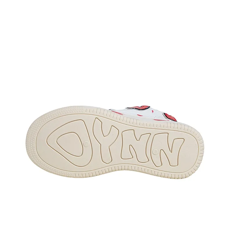 OYNN Young Baby Series Skateboard Shoes Women's Low Top Red-5